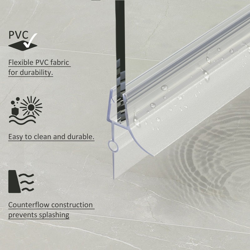 Foskbaths Shower Door Sweep | Wayfair